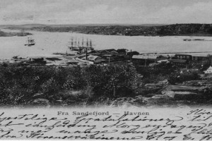 Bilde av Utsikt fra Preståsen 1900
